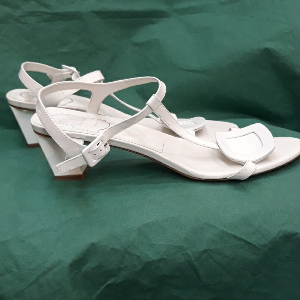 Rodger vivier t-strap sandals size 10 - Picture 2 of 4